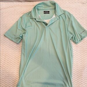 Hogan Mint Green Checkered Polo